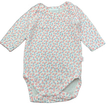 Load image into Gallery viewer, Girls Marquise, stretchy floral bodysuit / romper, EUC, size 0000,  