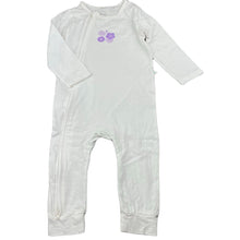 Load image into Gallery viewer, Girls Little Geen &amp; Co, organic cotton zip romper, EUC, size 1,  