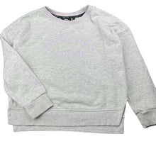 Load image into Gallery viewer, Girls Lonsdale, fleece lined lightweight sweater / jumper, marks hem &amp; cuffs, FUC, size 10,  
