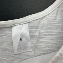 Load image into Gallery viewer, Girls Target, white cotton top, sequins, FUC, size 6,  