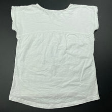 Load image into Gallery viewer, Girls Target, white cotton top, sequins, FUC, size 6,  