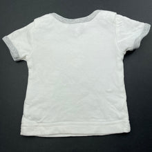 Load image into Gallery viewer, unisex Bebe by Minihaha, soft cotton t-shirt / top, kangaroo, EUC, size 0000,  