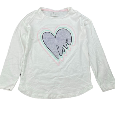 Girls B Collection, cotton long sleeve t-shirt / top, FUC, size 6,  