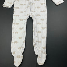 Load image into Gallery viewer, unisex Target, stretchy zip coverall / romper, marks on feet, FUC, size 2,  
