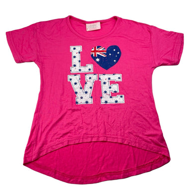 Girls Funky Babe, lightweight stretchy t-shirt / top, EUC, size 5,  