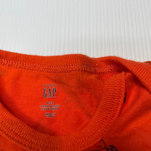 Load image into Gallery viewer, Boys GAP, orange cotton bodysuit / romper, robots, GUC, size 0,  