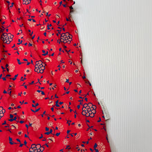 Load image into Gallery viewer, Girls purebaby, floral organic cotton dress, EUC, size 1, L: 43cm