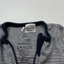 Load image into Gallery viewer, unisex purebaby, soft feel organic cotton zip romper, EUC, size 0000,  