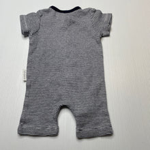 Load image into Gallery viewer, unisex purebaby, soft feel organic cotton zip romper, EUC, size 0000,  