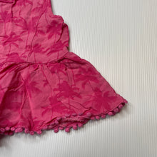 Load image into Gallery viewer, Girls H&amp;T, pink viscose peplum top, GUC, size 1,  