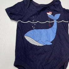 Load image into Gallery viewer, Boys GAP, navy cotton bodysuit / romper, GUC, size 0,  