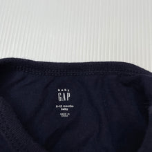 Load image into Gallery viewer, Boys GAP, navy cotton bodysuit / romper, GUC, size 0,  