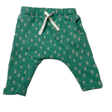 Load image into Gallery viewer, unisex M&amp;S, green cotton bottoms, elasticated, FUC, size 00,  