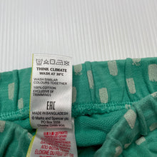 Load image into Gallery viewer, unisex M&amp;S, green cotton bottoms, elasticated, FUC, size 00,  