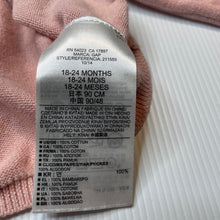 Load image into Gallery viewer, Girls GAP, lightweight knitted cotton cardigan, GUC, size 2,  