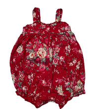 Load image into Gallery viewer, Girls Ollies Place, lightweight floral cotton romper, EUC, size 1,  