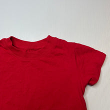 Load image into Gallery viewer, unisex Favourites, red Aust cotton t-shirt / top, EUC, size 4,  