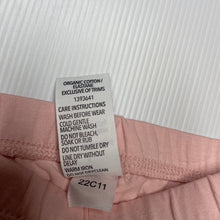 Load image into Gallery viewer, Girls Dymples, pink stretchy ruffle leggings / bottoms, EUC, size 1,  
