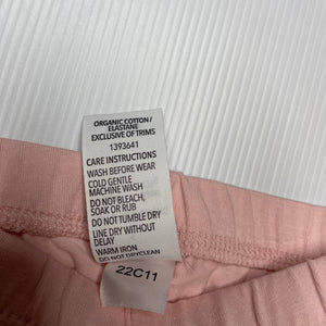 Girls Dymples, pink stretchy ruffle leggings / bottoms, EUC, size 1,  