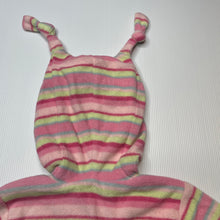 Load image into Gallery viewer, Girls Osh Kosh, cotton lined fleece hooded sweater, FUC, size 0,  