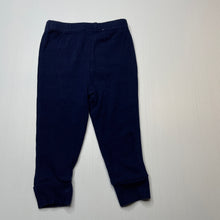 Load image into Gallery viewer, unisex Dymples, navy stretchy leggings / bottoms, GUC, size 0,  