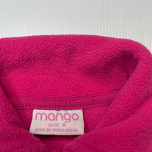 Load image into Gallery viewer, Girls Mango, lightweight fleece jacket / coat, GUC, size 0,  