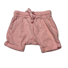 Load image into Gallery viewer, Girls Wilson &amp; Frenchy, pink cotton shorts, elasticated, EUC, size 0000,  