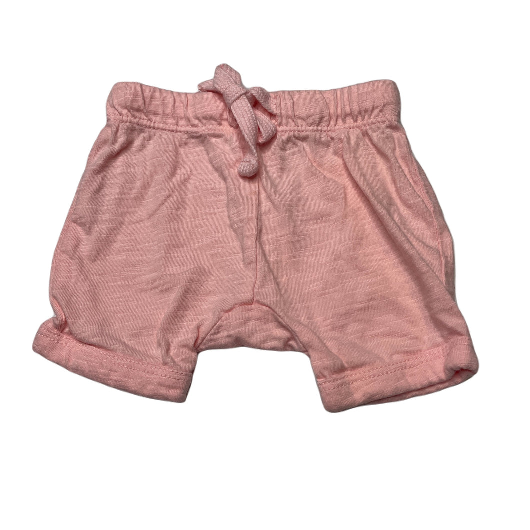 Girls Wilson & Frenchy, pink cotton shorts, elasticated, EUC, size 0000,  