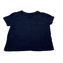 Load image into Gallery viewer, Boys Anko, navy cotton t-shirt / top, GUC, size 1,  