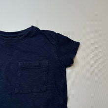 Load image into Gallery viewer, Boys Anko, navy cotton t-shirt / top, GUC, size 1,  