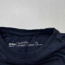 Load image into Gallery viewer, Boys Anko, navy cotton t-shirt / top, GUC, size 1,  