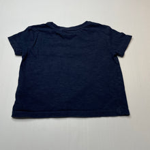 Load image into Gallery viewer, Boys Anko, navy cotton t-shirt / top, GUC, size 1,  
