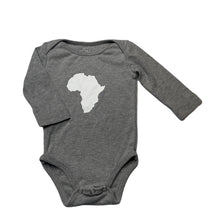 Load image into Gallery viewer, unisex Africa, soft cotton bodysuit / romper, GUC, size 000,  