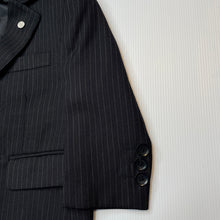 Load image into Gallery viewer, Boys Mini World, black pin stripe suit / formal jacket, EUC, size 1-2,  