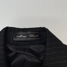 Load image into Gallery viewer, Boys Mini World, black pin stripe suit / formal jacket, EUC, size 1-2,  