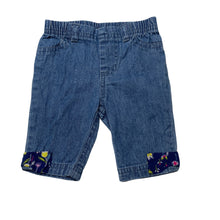 Load image into Gallery viewer, Girls Babies R Us, lightweight denim pants, elasticated, Inside leg: 12cm, GUC, size 00,  