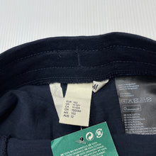 Load image into Gallery viewer, Girls H&amp;M, navy organic cotton shorts, elasticated, NEW, size 12,  