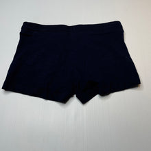 Load image into Gallery viewer, Girls H&amp;M, navy organic cotton shorts, elasticated, NEW, size 12,  