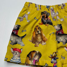 Load image into Gallery viewer, Boys Cheeky Chickadee, lined board shorts, elasticated, *drawcord missing, elastic functional*, GUC, size 2,  