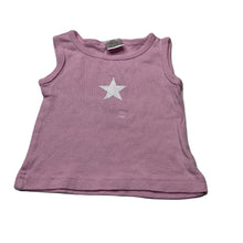 Load image into Gallery viewer, Girls pink, cotton singlet top, FUC, size 000,  