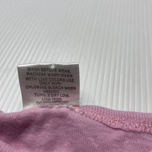 Load image into Gallery viewer, Girls pink, cotton singlet top, FUC, size 000,  