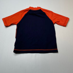 Boys Quiksilver, short sleeve rashie / swim top, EUC, size 2,  