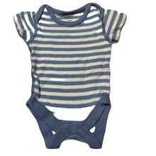 Load image into Gallery viewer, unisex M&amp;S, striped cotton bodysuit / romper, GUC, size 0000,  