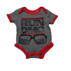 Boys Run DMC, bodysuit / romper, wash fade, FUC, size 000,  