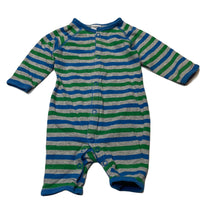 Load image into Gallery viewer, Boys Bonds, striped stretchy romper, FUC, size 000,  