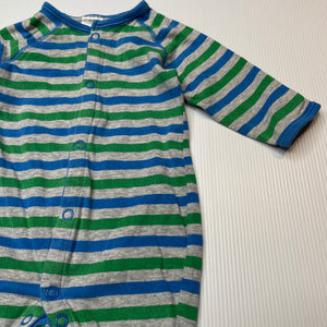 Boys Bonds, striped stretchy romper, FUC, size 000,  