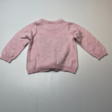 Load image into Gallery viewer, Girls Baby, knitted cotton Christmas sweater / jumper, GUC, size 000,  