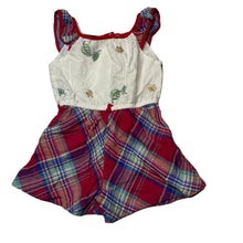 Load image into Gallery viewer, Girls Premarox Kids, embroidered cotton playsuit, FUC, size 2,  