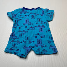 Load image into Gallery viewer, Boys Baby Berry, cotton zip romper, EUC, size 0000,  