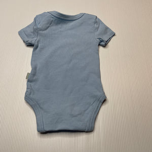 unisex Bilbi, stretchy bodysuit / romper, platypus, GUC, size 00000,  